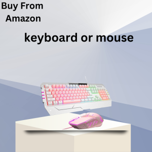 Pink Keyboard USB Gaming Keyboards and Mouse