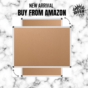 36 x 24" Fabric Cork Board Linen Bulletin Board