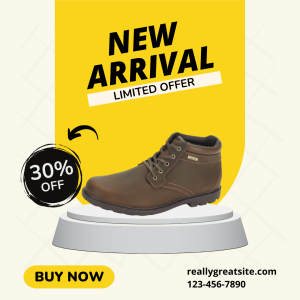 Rockport Men's Storm Surge Water Proof Plain Toe Boot