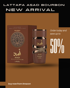 Lattafa Asad Bourbon for Unisex Eau de Parfum Spray