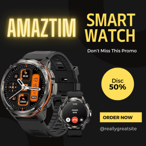AMAZTIM GPS Smart Watch for Men, BY BEST SMART WATCHES FOR MENS 2025