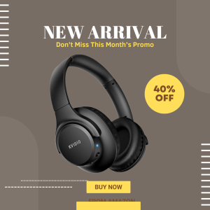KVIDIO Bluetooth Headphones