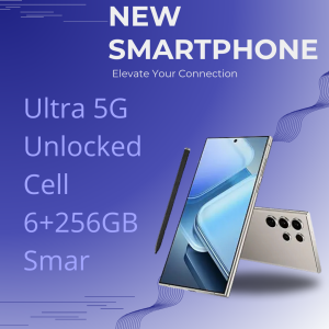 Ultra 5G Unlocked Cell 6+256GB Smar (Gray)